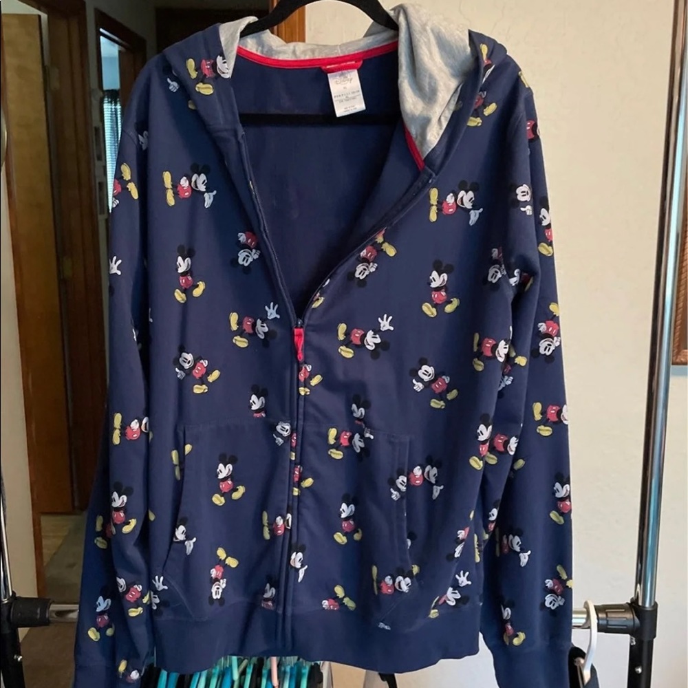 Mickey Zip Up Hoodie